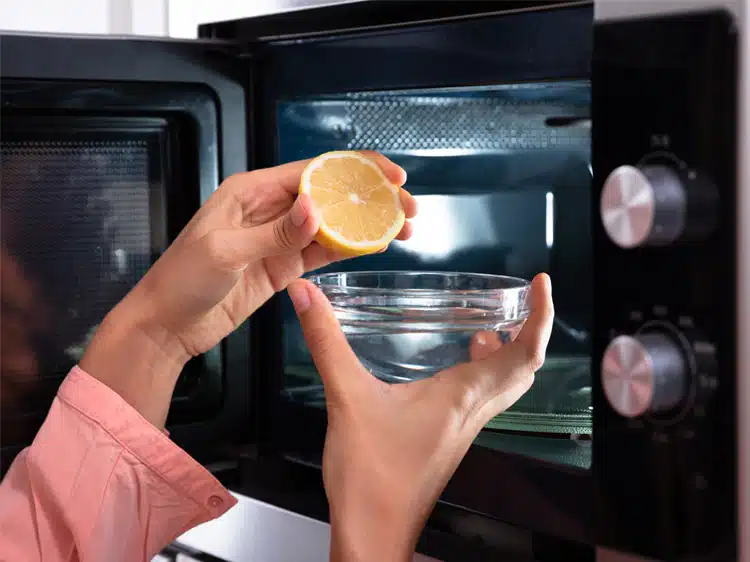 13 Instant Microwave Cleaner