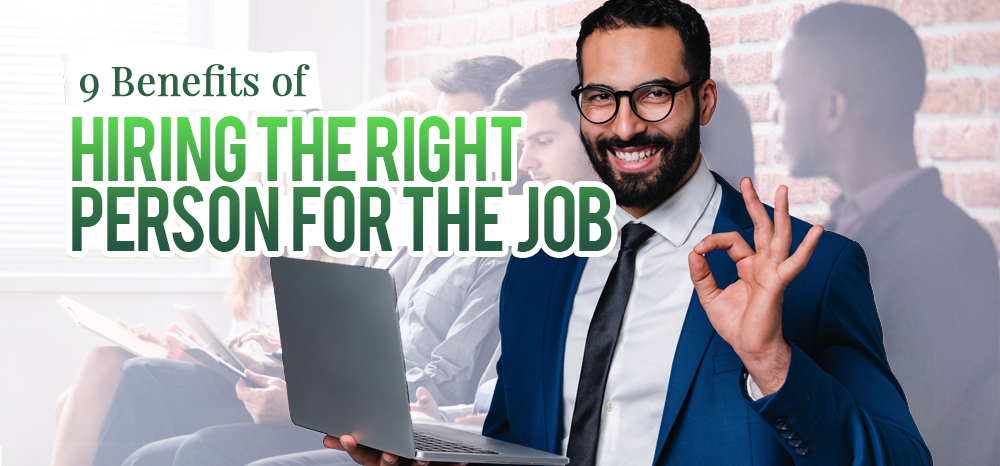 the assignment of right job to right person refers to