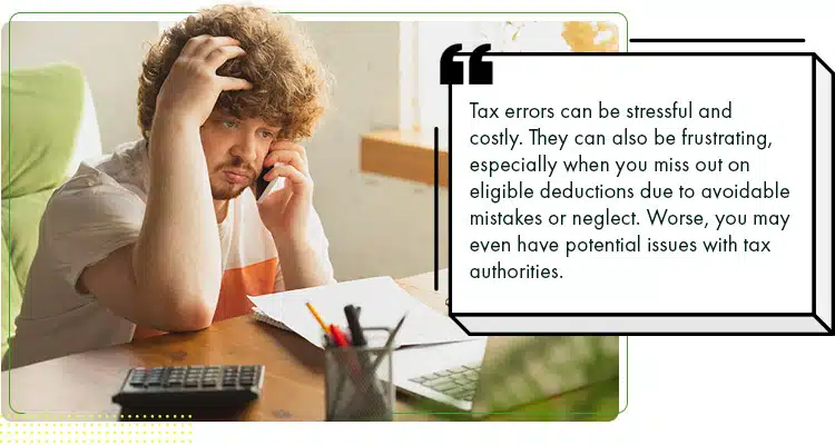 Tax errors can be stressful and costly